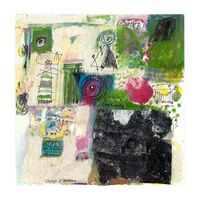 „ins Grüne“        (25 x 25 cm)