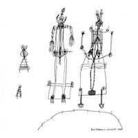 „Er und Sie“        (25 x 25 cm)